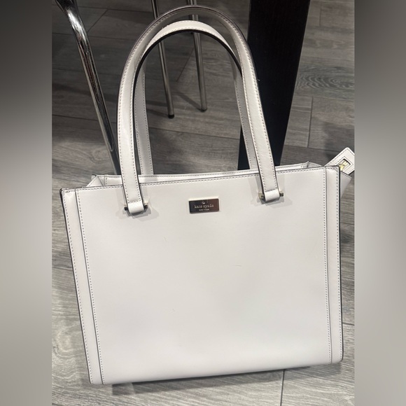 Kate Spade Light Gray Tote - Picture 1 of 5